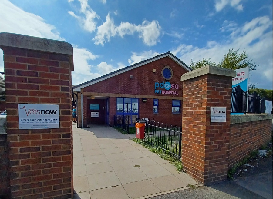 Exterior view of Vets Now Sheffield host practice