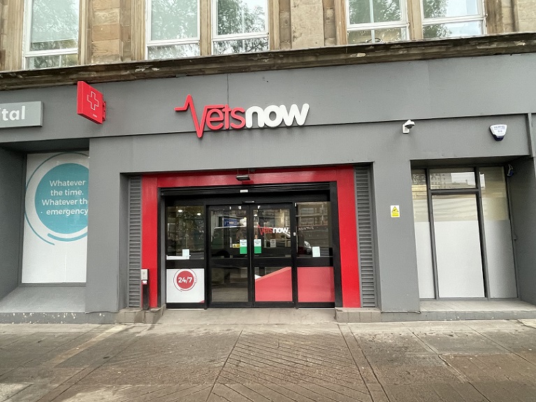 Exterior view of Vets Now Glasgow Exterior view of Vets Now Glasgow