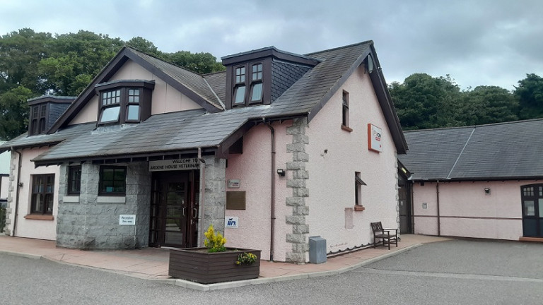 Exterior view of Vets Now Aberdeen host practice