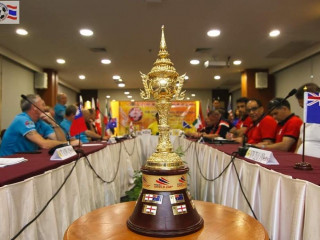 Seniors World Cup trophy Image of the Seniors World Cup trophy for Vets Now article on staff sporting achievements